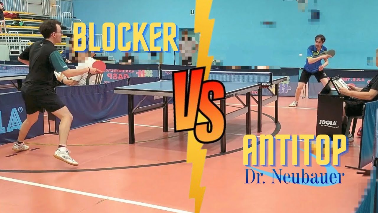 BLOCKER vs AGGRESSIVE ANTITOPPER | Intense Table Tennis Match 🥵