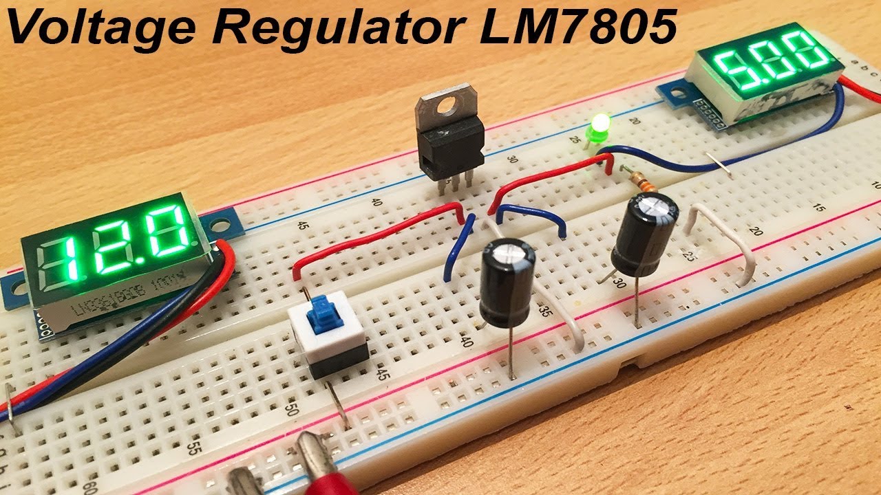 LM7805 Voltage Regulator Tutorial