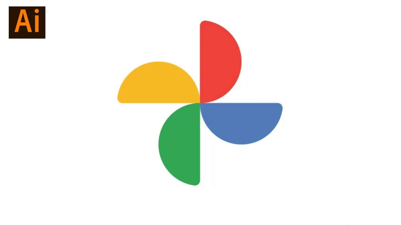 How to Draw Google Photos App in Illustrator