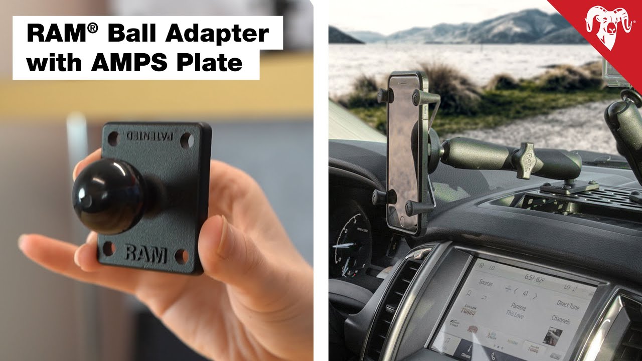RAM® AMPS Ball Plate Adapter
