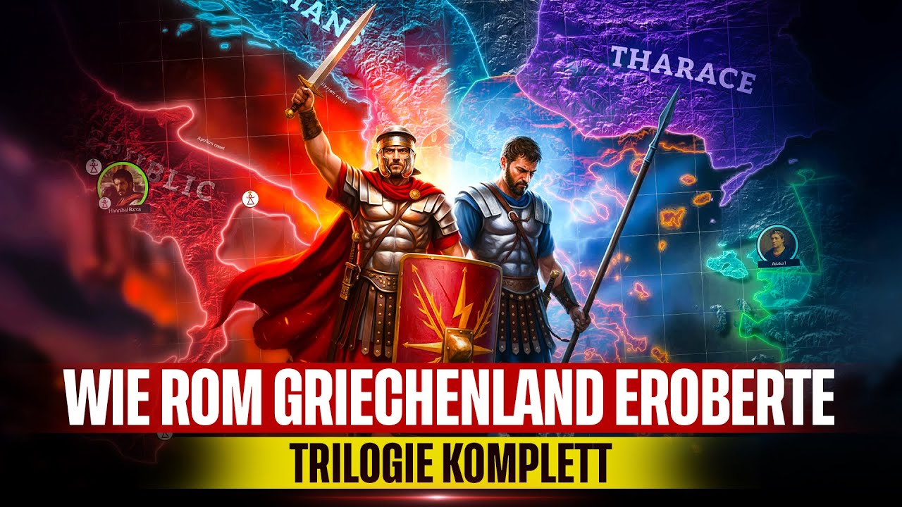 Wie Rom Griechenland eroberte: Die vollständigen Makedonischen Kriege  | Gesamte Trilogie Doku