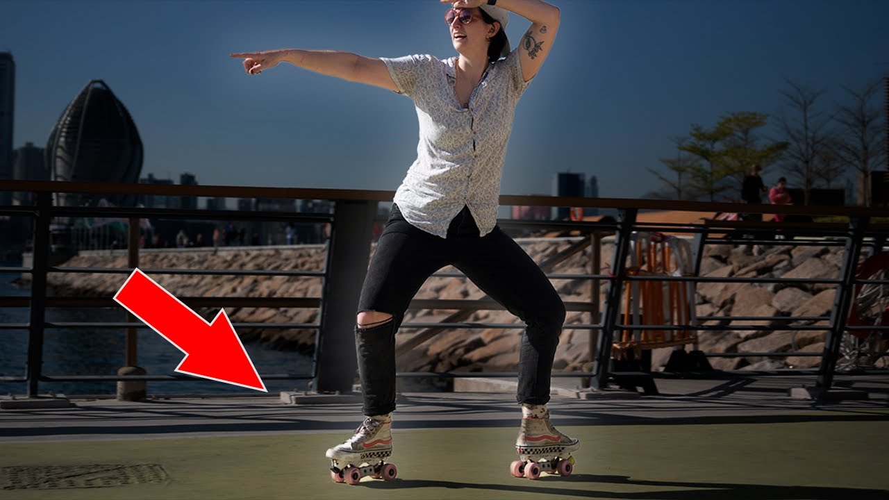 How to SIDE SURF in Roller Skates?