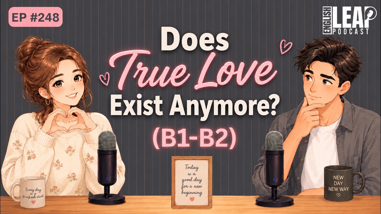 English Podcast For Learning English | B1-B2 | Does True Love Exist Anymore | Conversation Practice