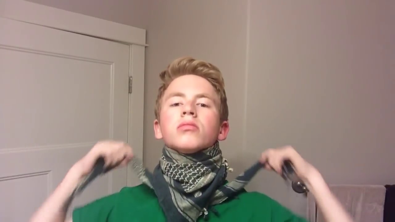 Shemagh tutorial: Neck wrap