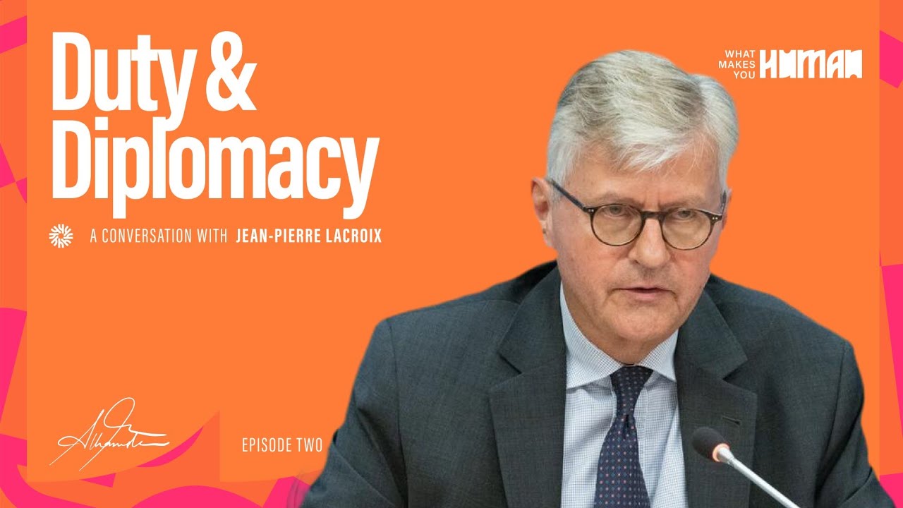 Between Diplomacy and Duty; Alhanislam leads A conversation with Jean Pierre Lacroix on her podcast 