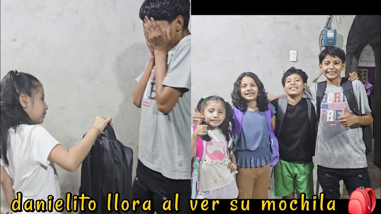 Asi es como los niños se preparan para el regreso a clases 🏫