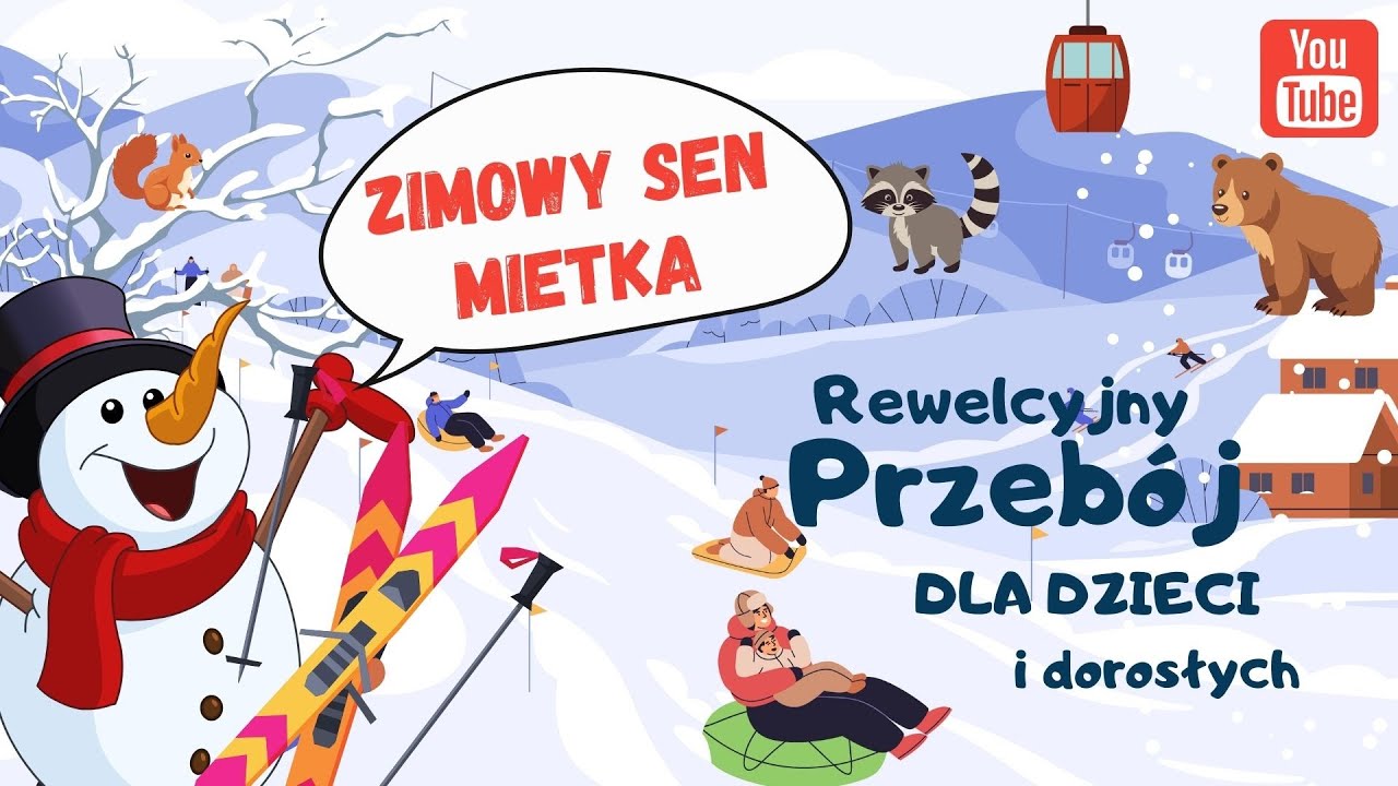 ZIMOWY SEN MIETKA rewelacyjna piosenka dla dzieci i dorosłych