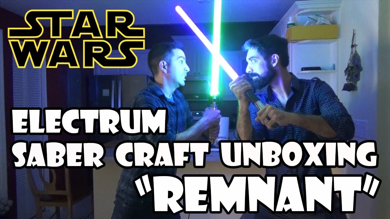 Electrum Saber Craft Unboxing -  BATTLE SCARRED REMNANT SABER FULL REVIEW!