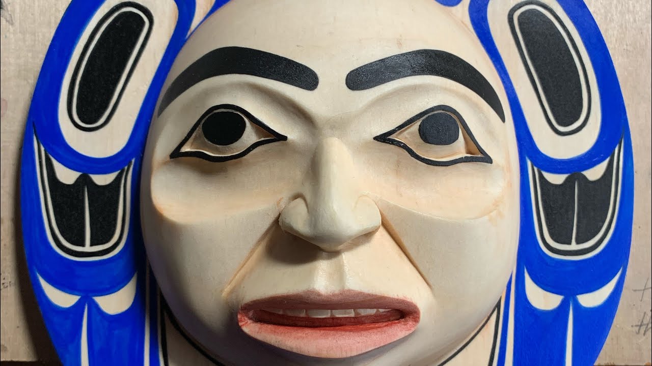 Carving a Haida Moon