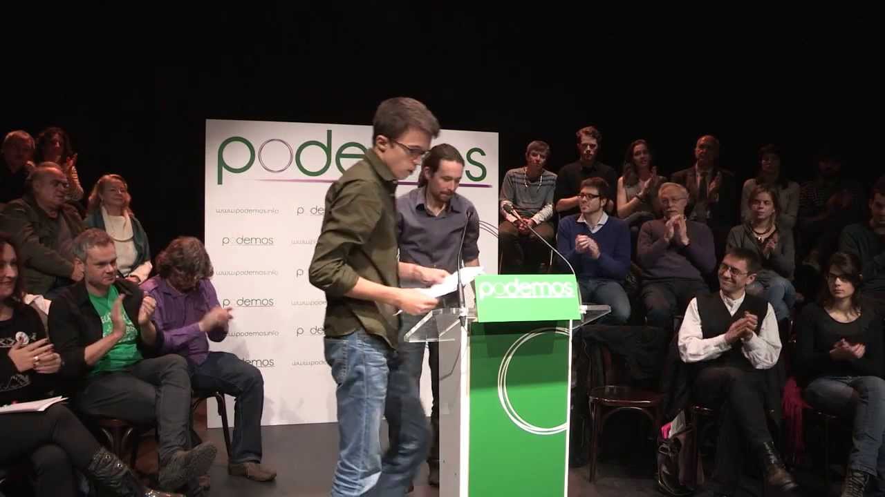 Presentación de PODEMOS. intervención completa. 16-01-2014 Madrid