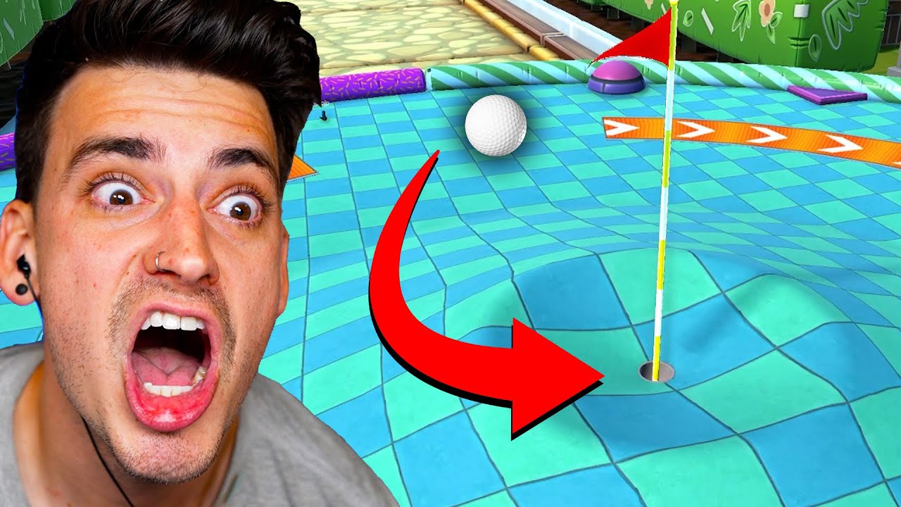 GOLF IN A GIANT BOUNCY HOUSE (with @JPCoovert) | Golf With Your Friends