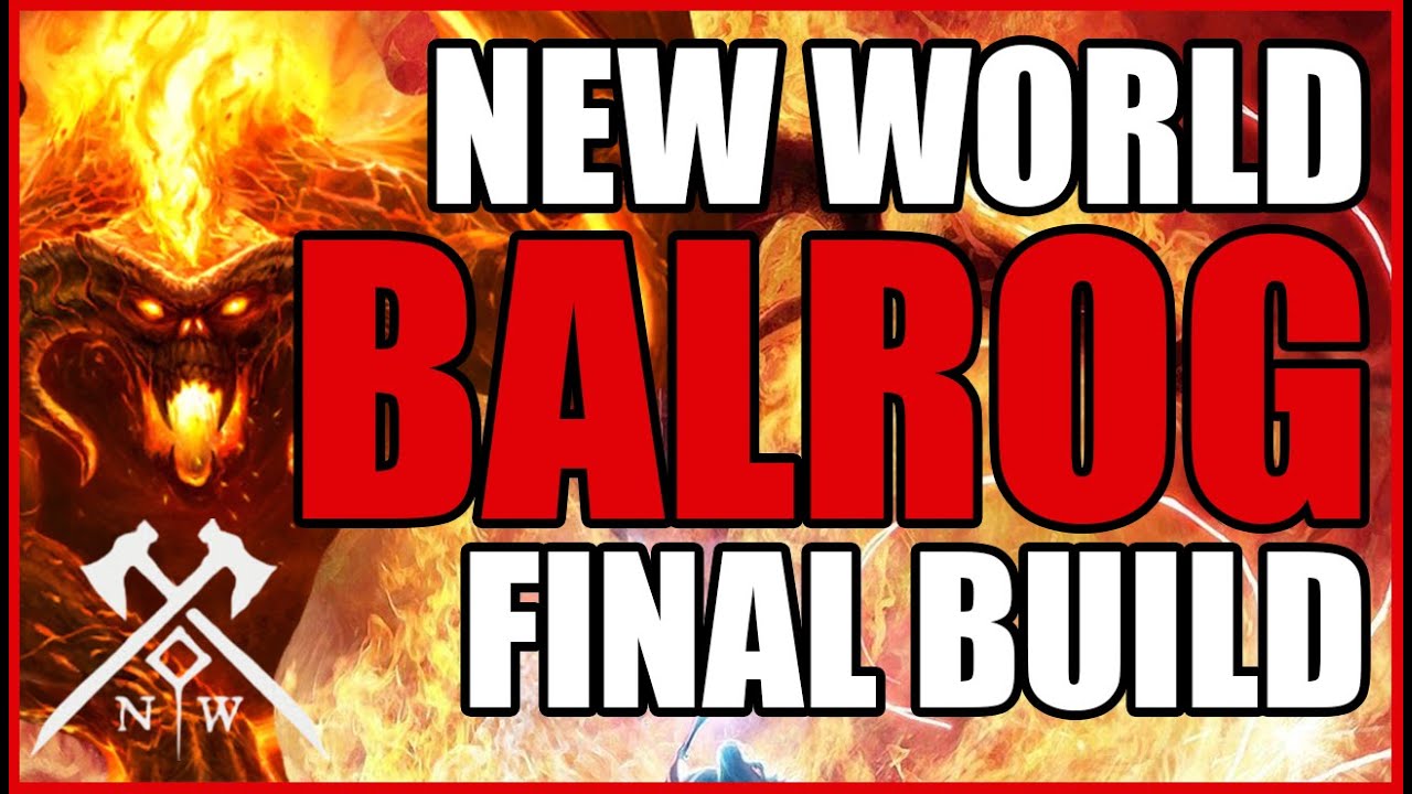 New World Build 🔥 The Balrog Build, Fiery Mobile DPS | Firestaff + Greataxe/Hatchet | PVP & PVE
