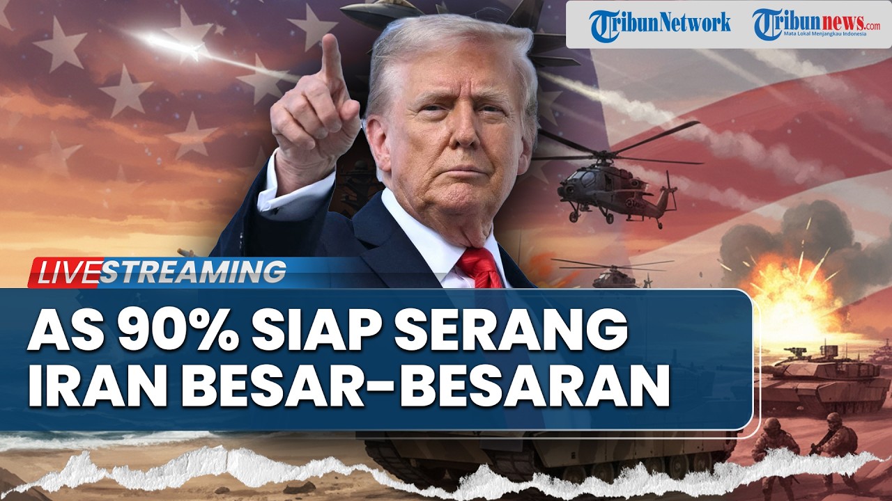 🔴AS 90% Siap Serang Iran Besar-besaran, Teheran Dibekingi Jet Tempur China-Rusia Jika Perang Pecah