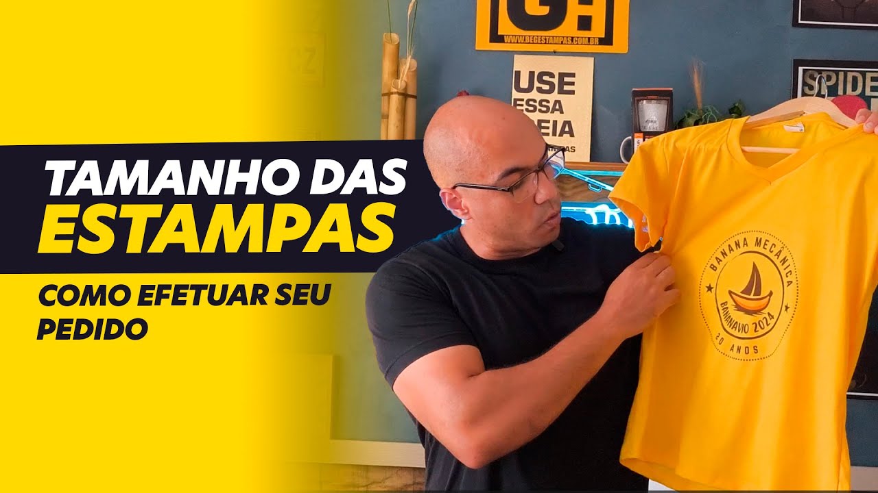 Tamanho de estampa para camiseta [Como efetuar os pedidos]