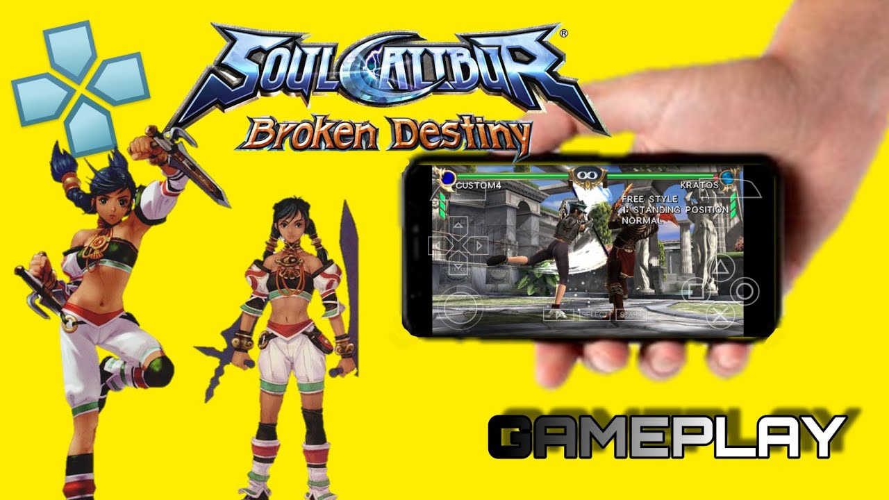 Soul Calibur Broken Destiny|| PPSSPP Gameplay|| Yashrox Gamerz
