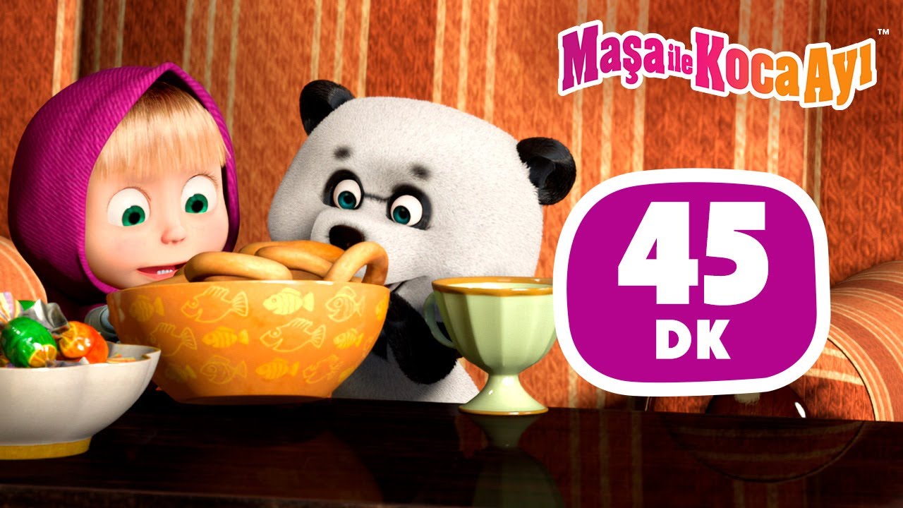 Maşa İle Koca Ayı | 🐼 Küçük Kuzen 👨‍👨‍👧‍👦🌿 | 🎬 45 dk 🐻 Bölüm koleksiyonu