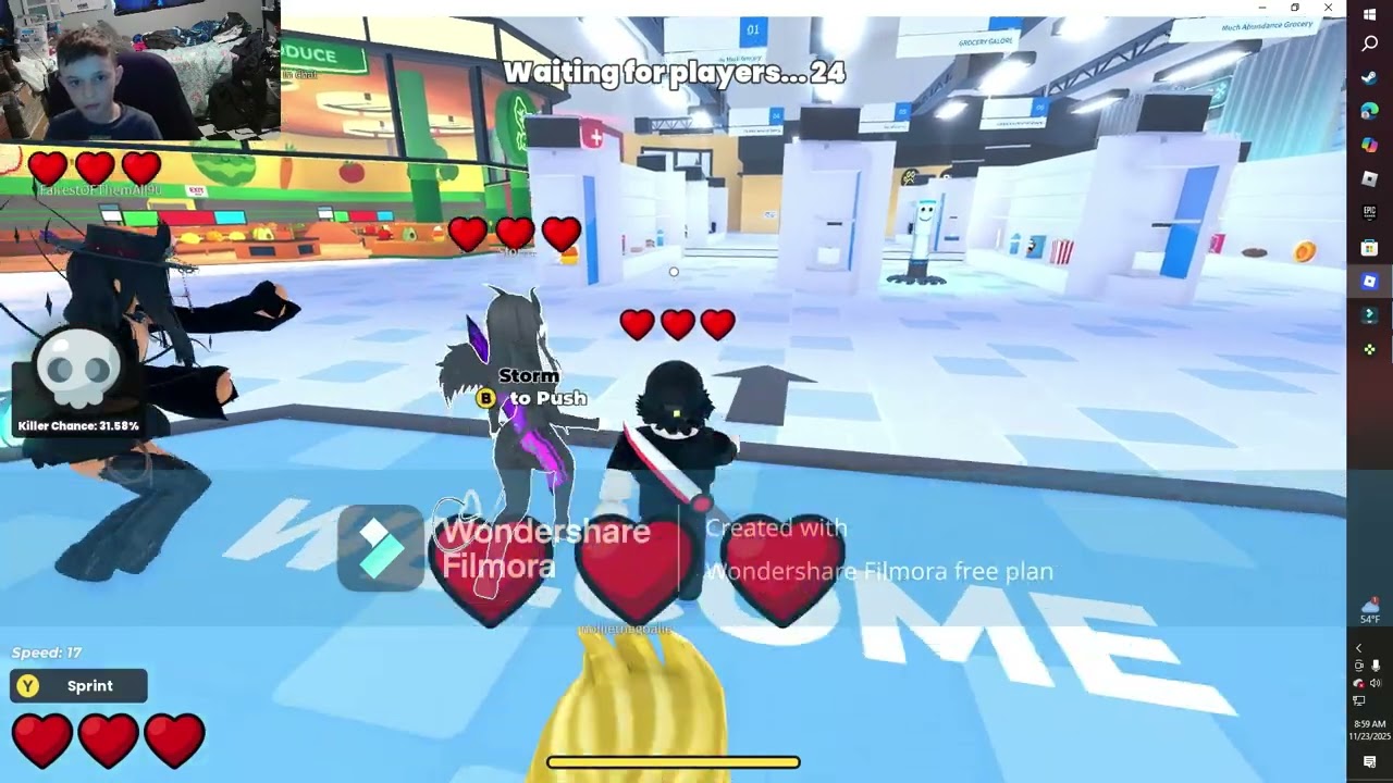 playing roblox happy