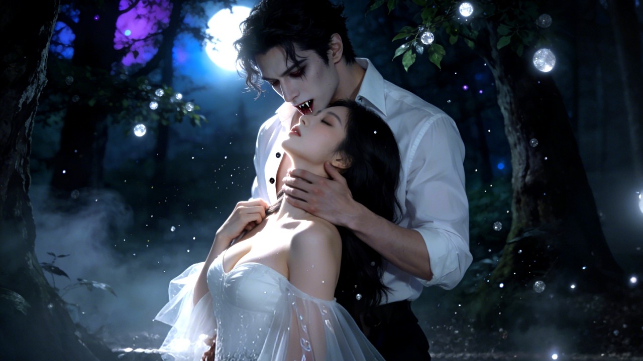 Quand une Fille Humaine Tombe Amoureuse d’un Vampire Immortel Son Baiser est Remède et Poison