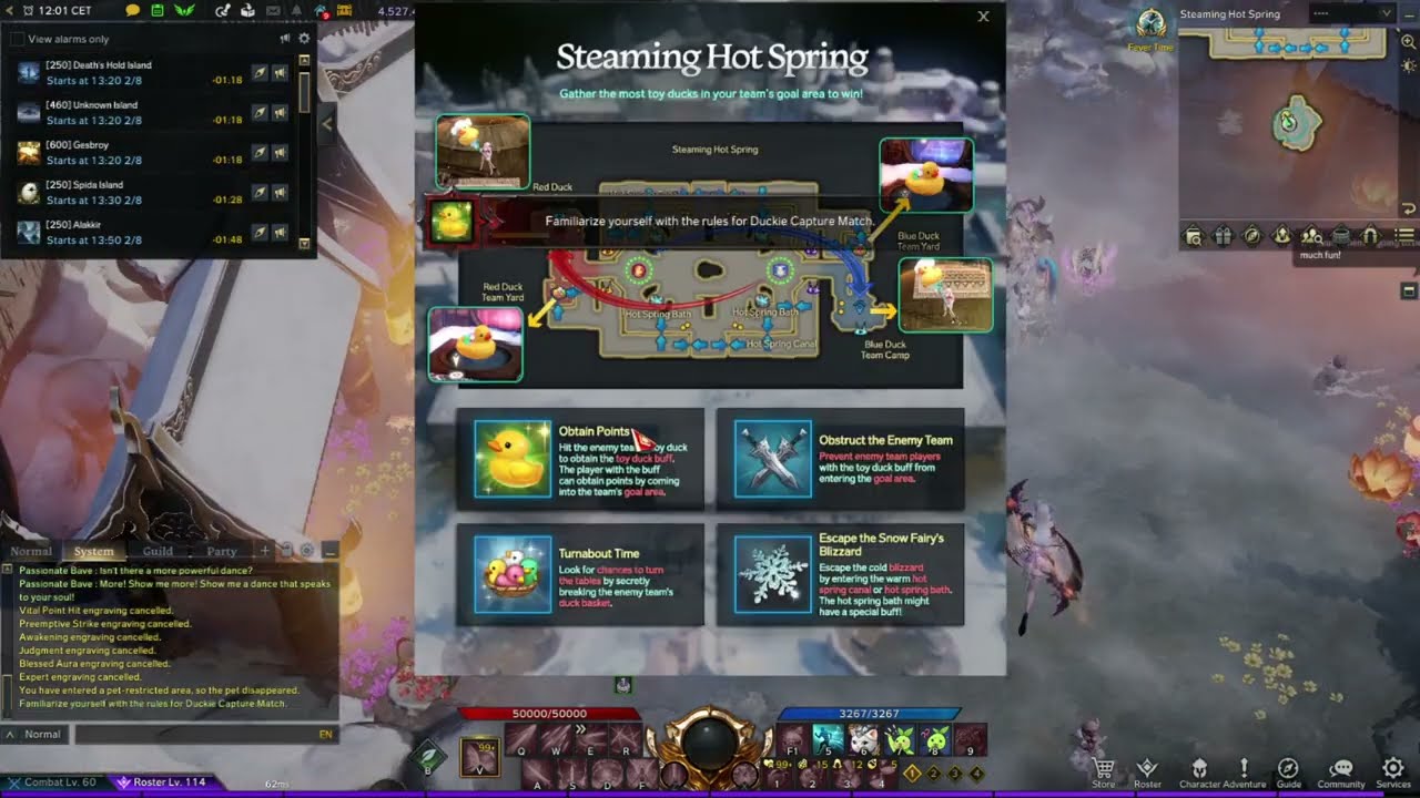 Lost Ark Steaming Hot Spring Event Gameplay