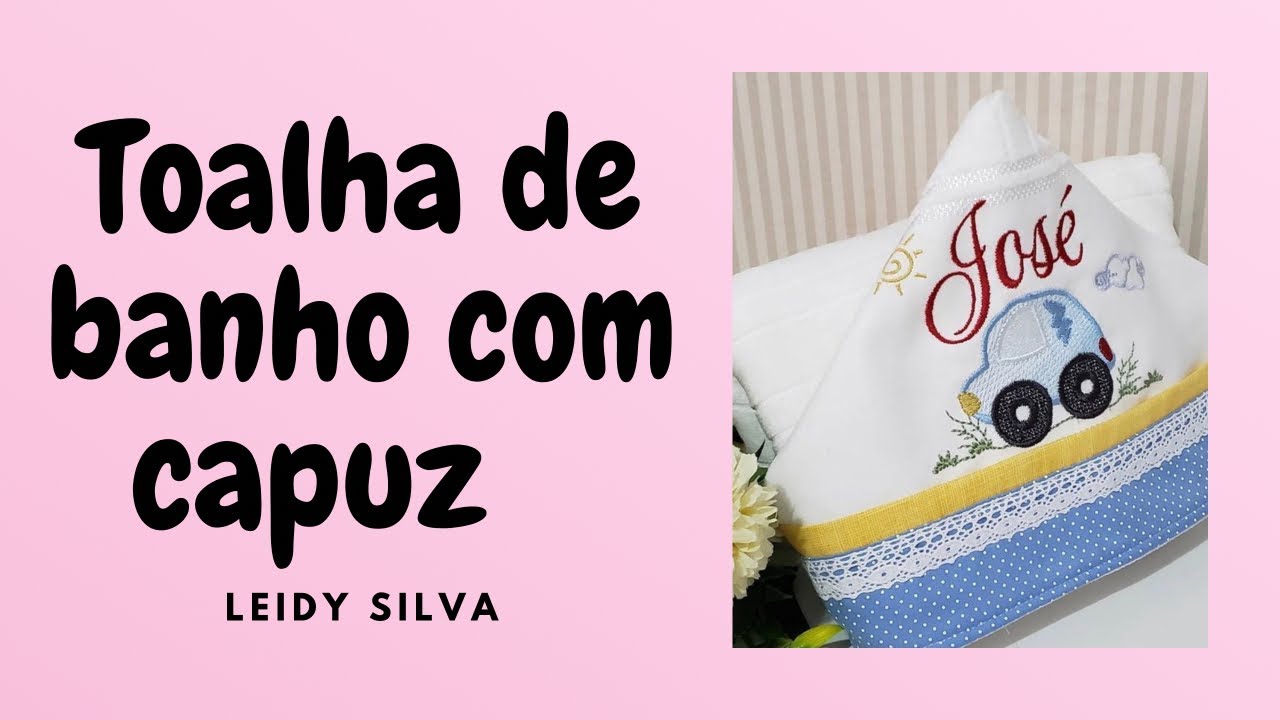Toalha de banho com capuz