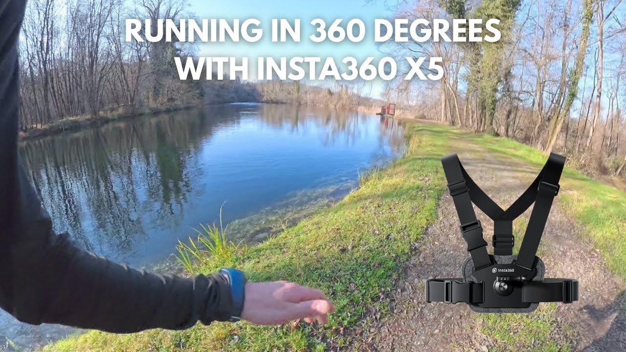 RUNNING in 360 degree with Insta360 X5 on my CHEST - 5.7K RESOLUTION - NO CUT