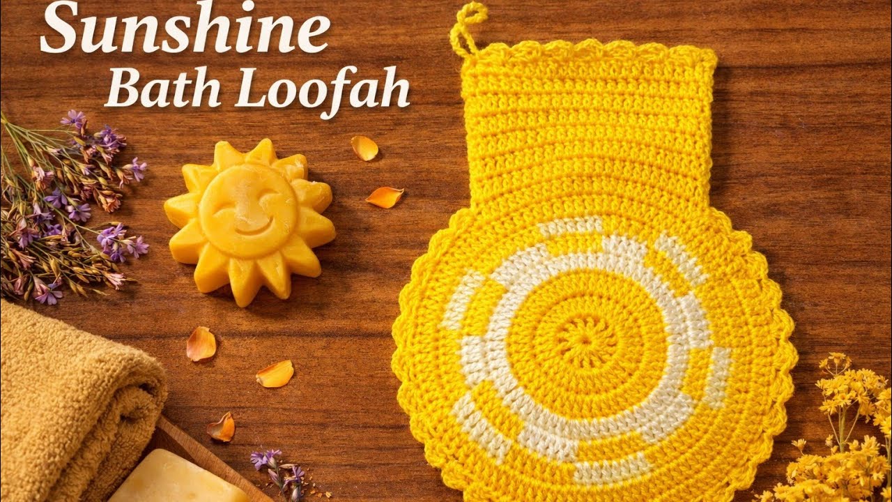 |ساده‌ترین لیف قلاب‌بافی دنیا! مناسب مبتدی‌ها|The Easiest Crochet Loofah Ever! Perfect for Beginners