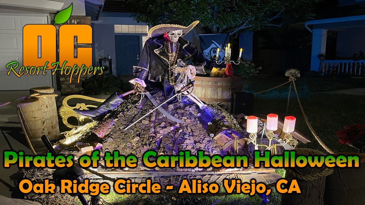 Pirates of the Caribbean Halloween Display 2021 - Aliso Viejo, CA