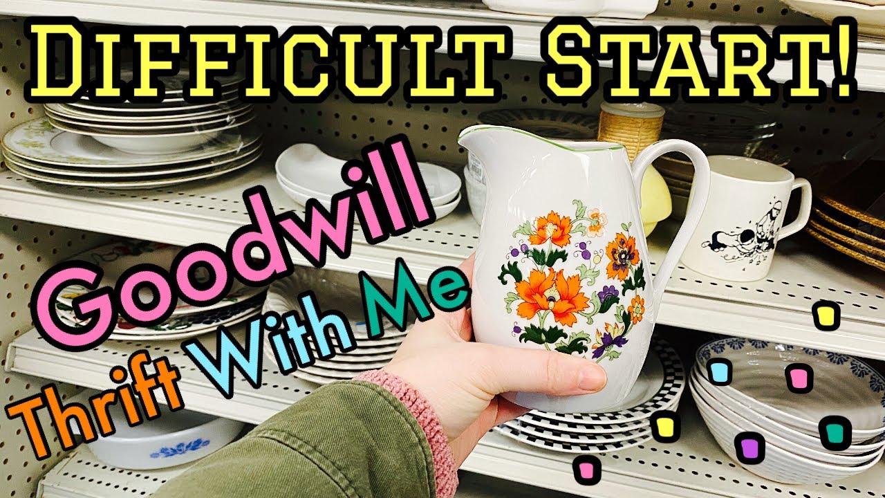 Goodwill THRIFT WITH ME | MORE THAN I COULD HOLD!