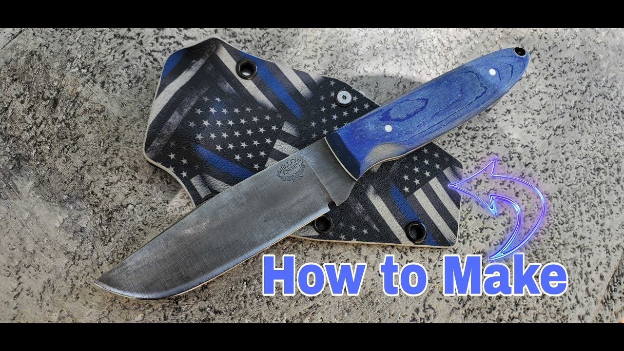 How I Make a Quick Custom Knife or Tool Sheath - #knifemaking #sheathmaking #edc