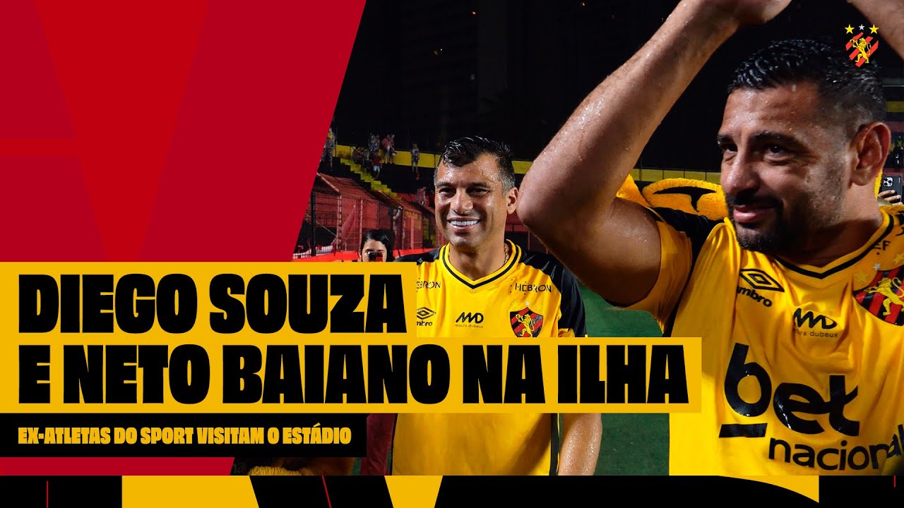 DIEGO SOUZA E NETO BAIANO VISITAM O SPORT
