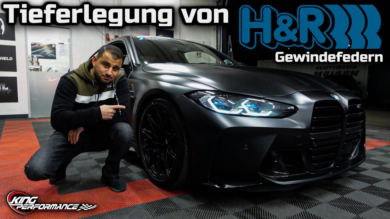 H&R Gewindefedern passend für 2021 BMW M4 G82 Competition & M3 G80 S58 | Carbonparts | Soundcheck