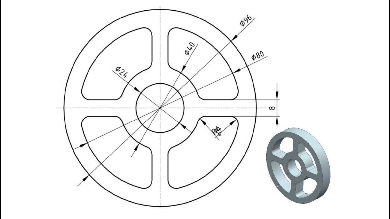 NX7) SİEMENS NX CAD CİRCULAR PATTERN KOMUTU