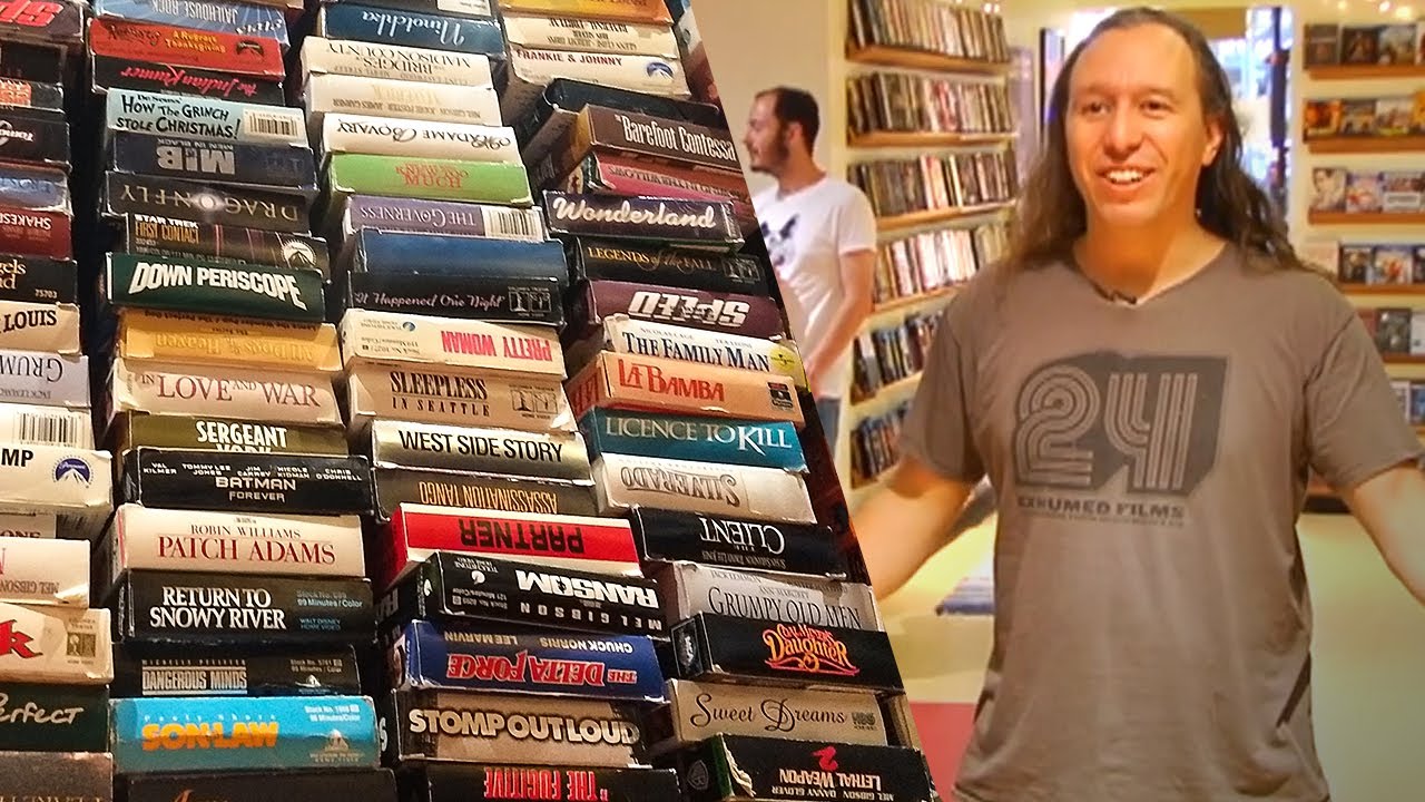 This video store still rents DVDs, Blu-rays and VHS
