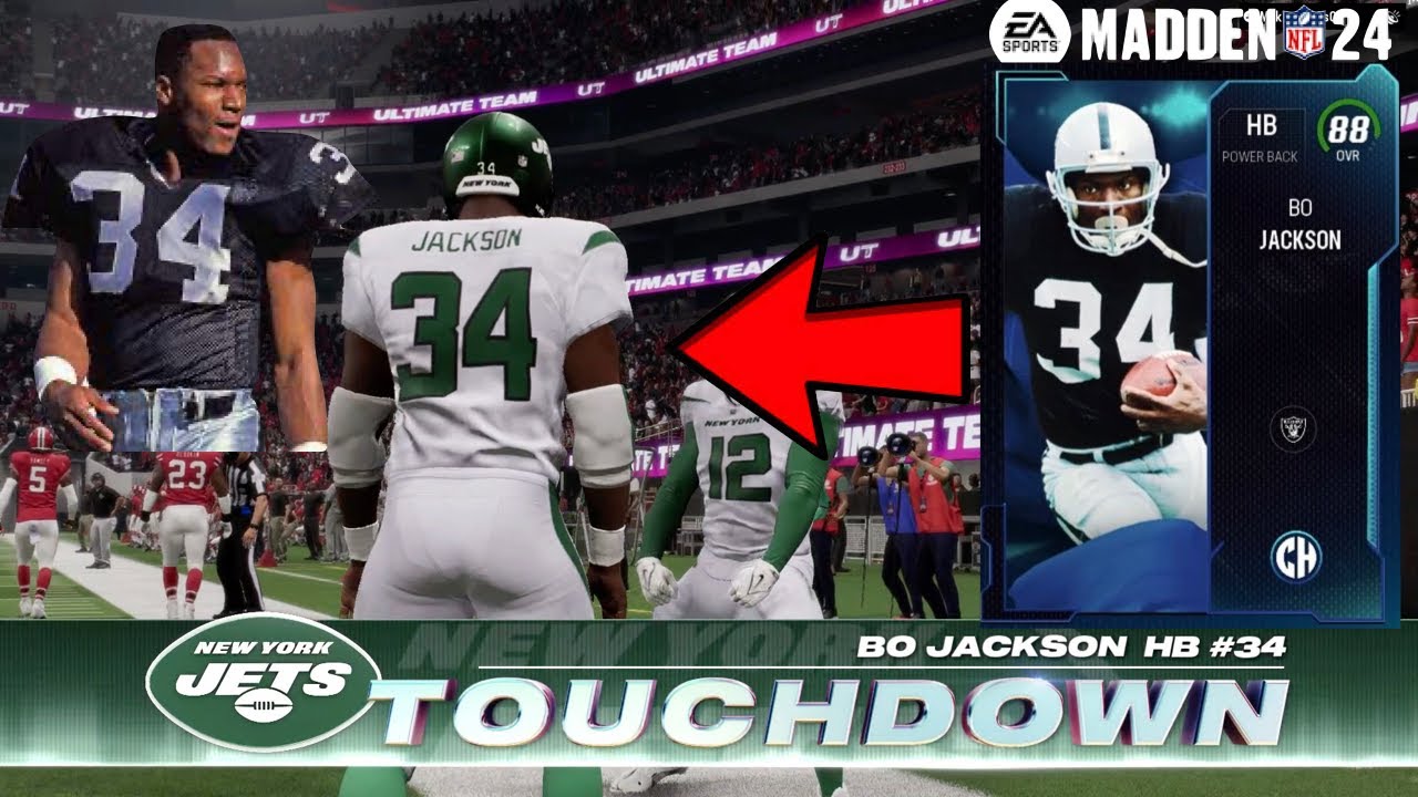 CAMPUS HERO BO JACKSON IS A GAME WRECKER IN MADDEN 24