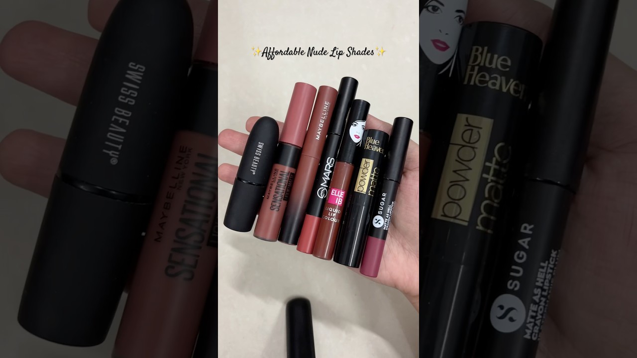 Affordable Nude Lipsticks 💄💋