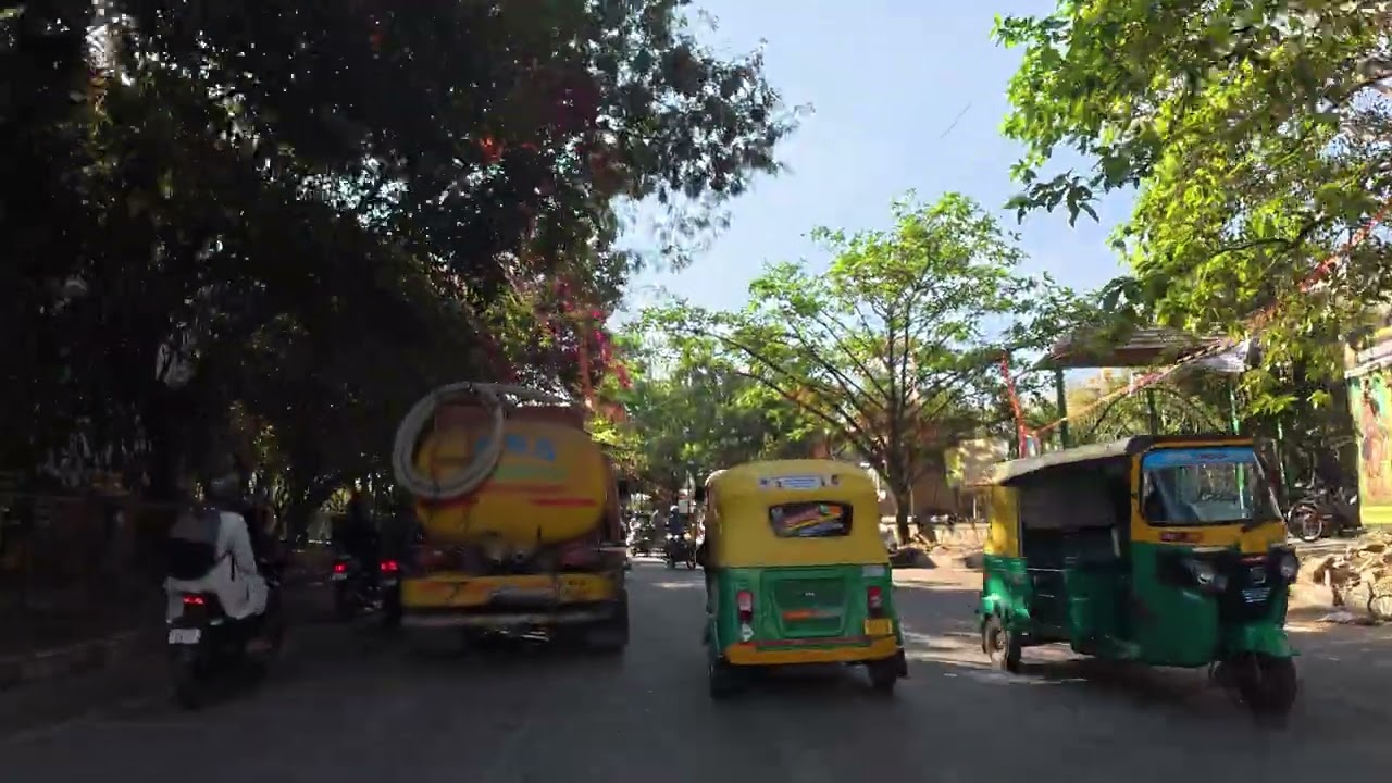 Outer ring road Morning Ride via HSR | Real Bangalore Office Rush Hour