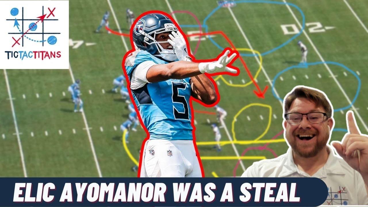 TENNESSEE TITANS FILM BREAKDOWN: Elic Ayomanor is was an ABSOLUTE STEAL in the NFL Draft