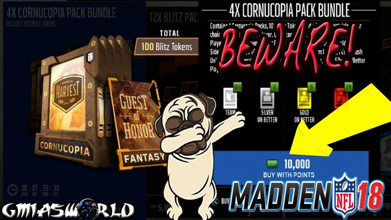BEFORE You Spend $100 For A Cornucopia Bundle To Get 100 Blitz Tickets For NTL, WATCH THIS! MUT 18
