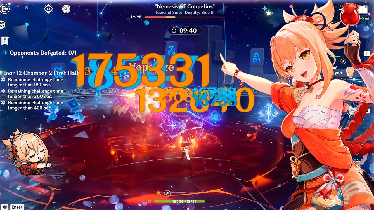 C0 Yoimiya One Shot Coppelius in one rotation! | Genshin Impact