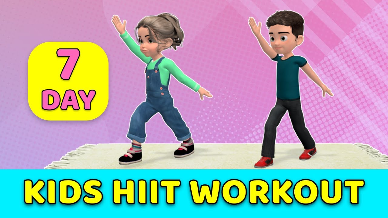 7-DAY FITNESS CHALLENGE - KIDS HIIT WORKOUT