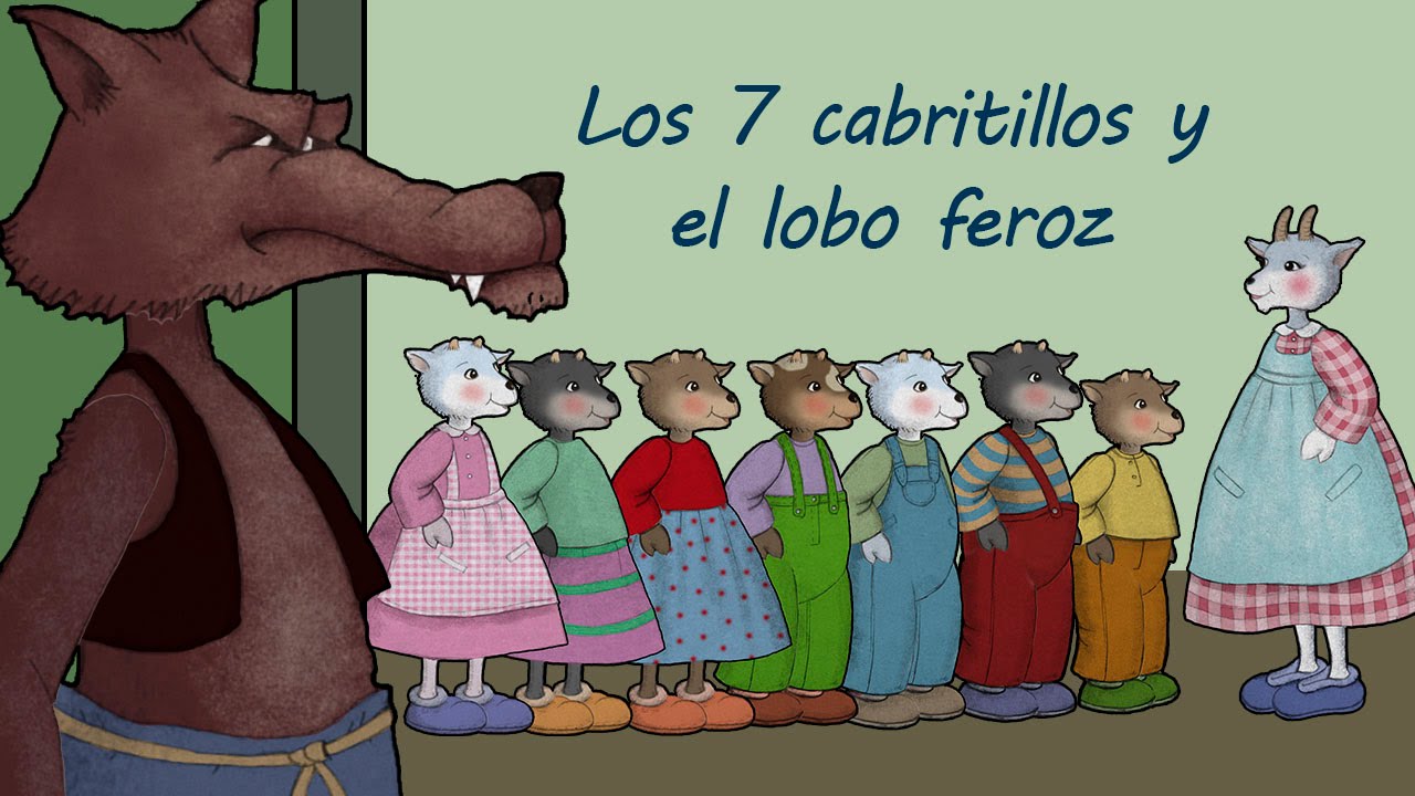 Los Siete Cabritillos y El Lobo Feroz video cuento infantil en español