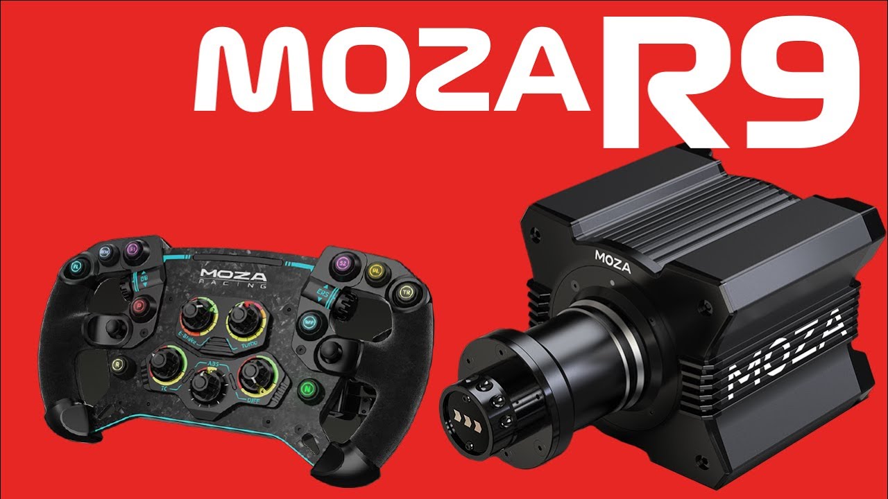 MOZAの最新ダイレクトドライブがFANATECを超える勢いの出来だった / MOZA Racing R9 Direct Drive Wheel , GS Steering Wheel