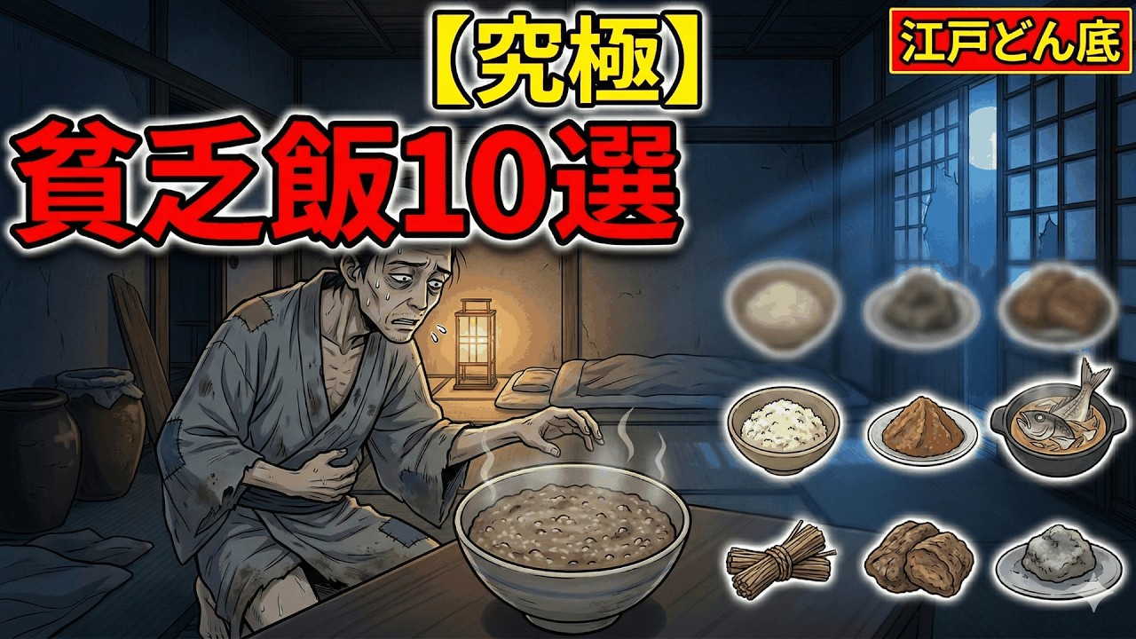 【究極の貧乏飯】江戸のどん底庶民が「飢えをしのぐ」ために食らった激安サバイバル飯 10選