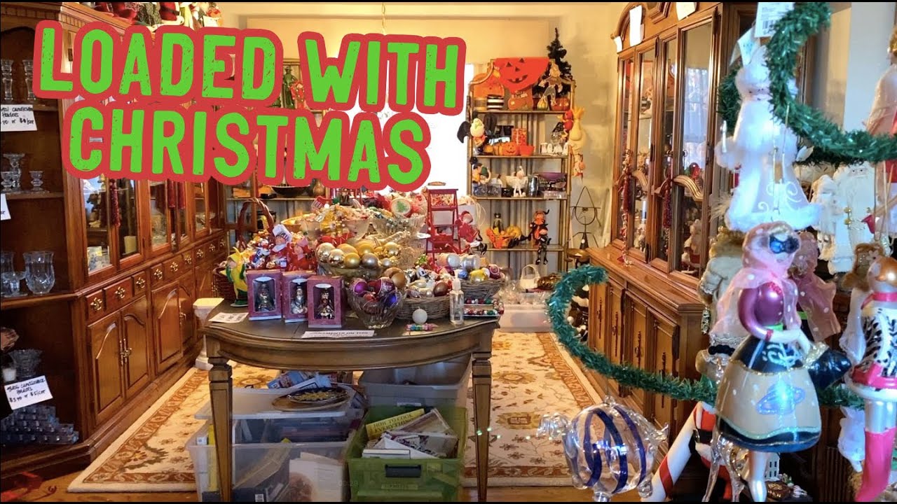 A Very Christmas Estate Sale! Thrift With Us For Vintage Christmas Decorations!