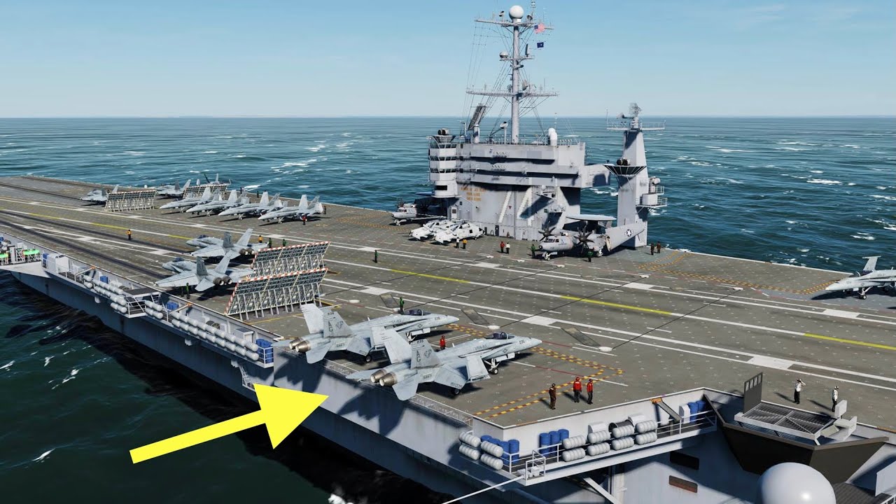 The Most Realistic Aircraft Carrier Simulation  - DCS Landing Challenge