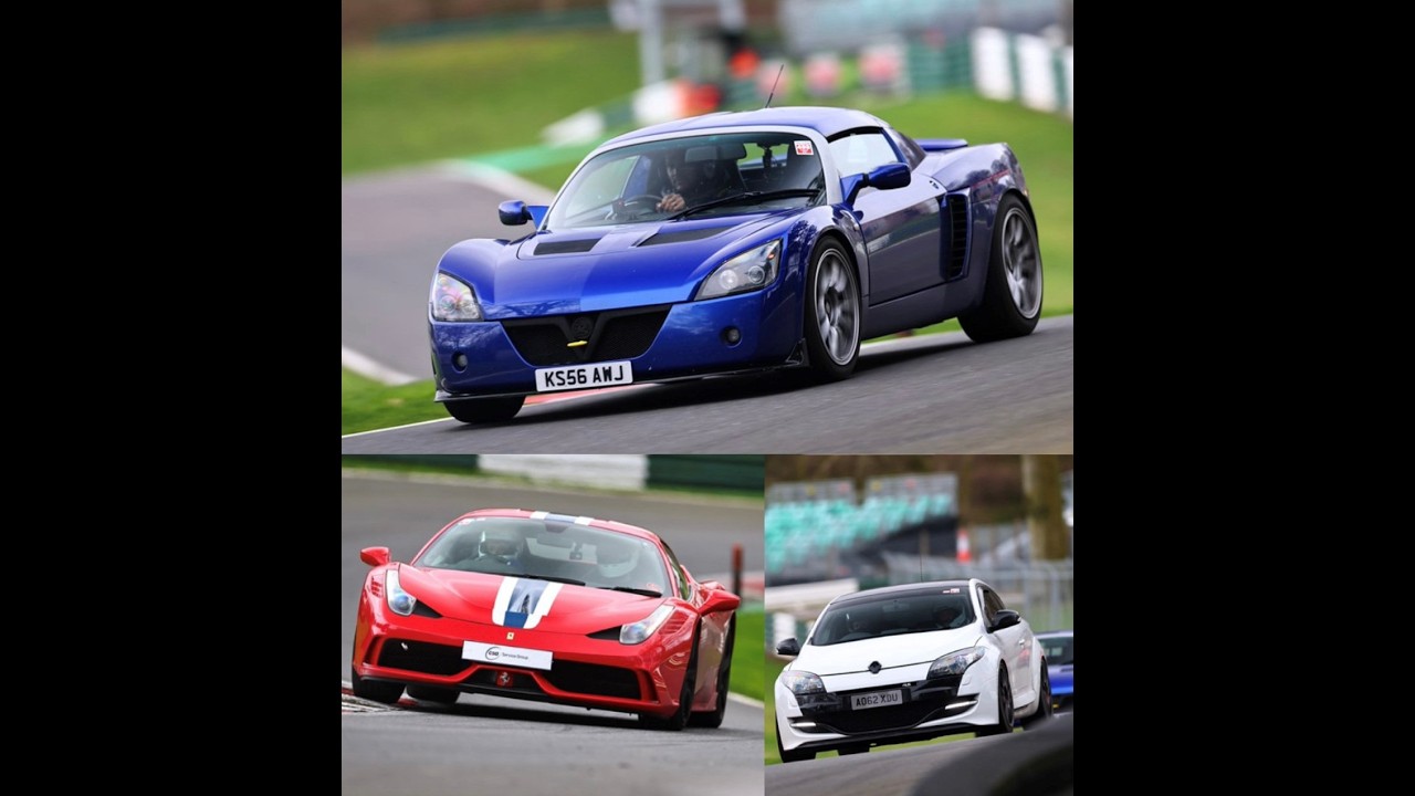 Cadwell Park // VX220 Turbo 325bhp // Megane RS 315bhp // Ferrari 458 Speciale 600bhp // 1.3.26