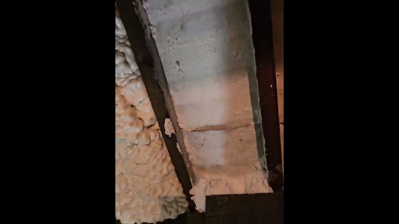 Spray Foam Removal As Requested By Customer