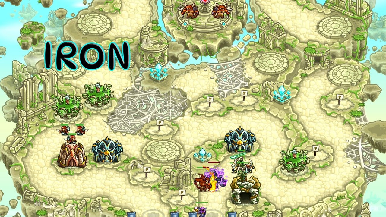 Kingdom Rush Origins - Shrine of Elynie - Iron