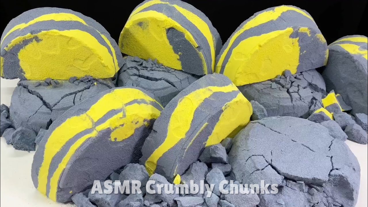 ASMR Baking Soda Crumble #bakingsoda #asmrcrumblychunks