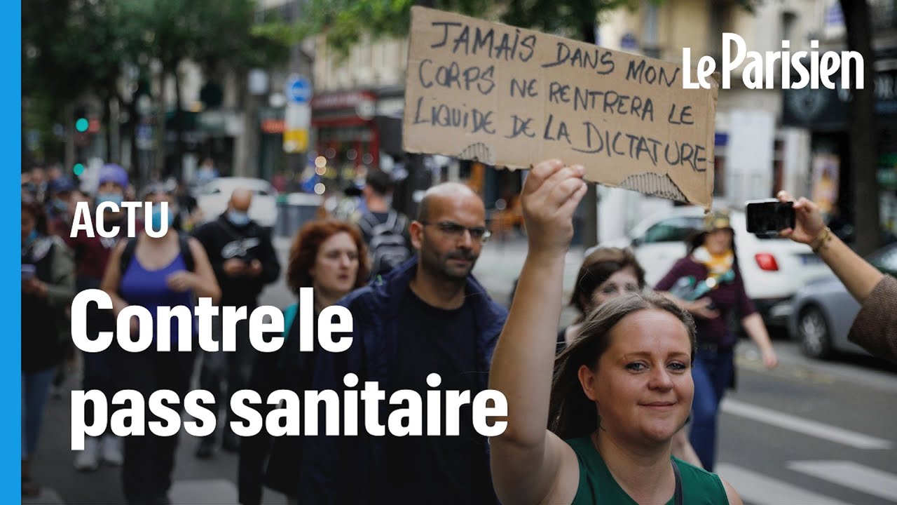 Manifestation contre le pass sanitaire à Paris : 